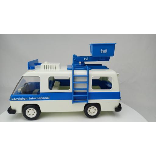 PLAYMOBIL 3468 FURGONETA CON EQUIPO TELEVISION INTERNATIONAL TVI (AÑO 1985 - 1989) [2]