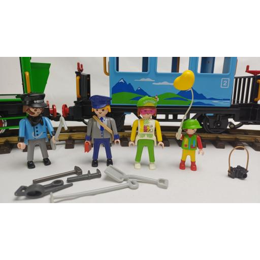 PLAYMOBIL 4005 LOCOMOTORA TREN DE PASAJEROS (AÑO 1995 - 1997) [1]