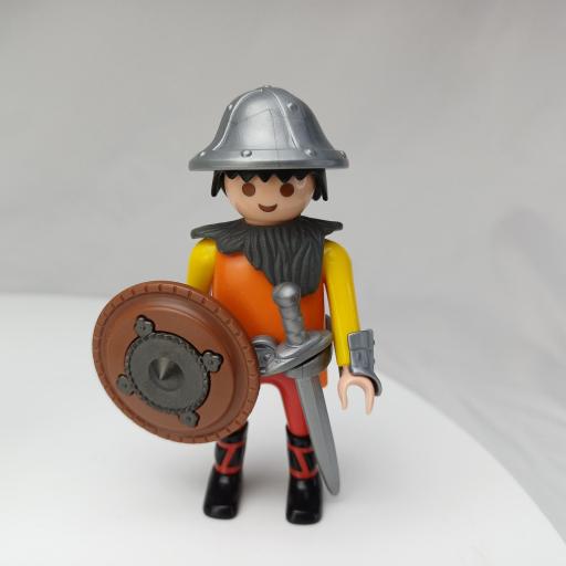 PLAYMOBIL GUERRERO CABALLERO MEDIEVAL MUÑECO CLICK  MOD0976