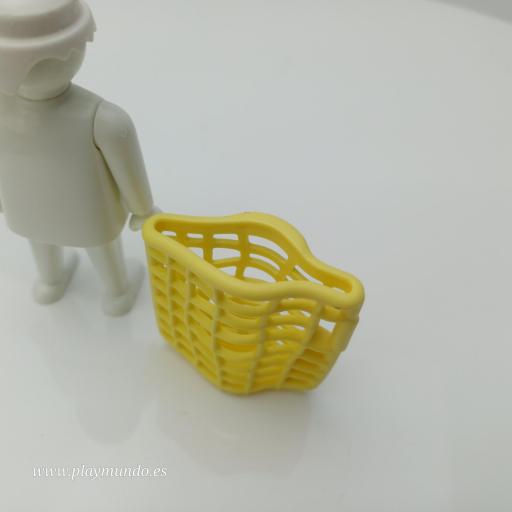 PLAYMOBIL CESTO CESTA RED AMARILLA GRANDE [1]