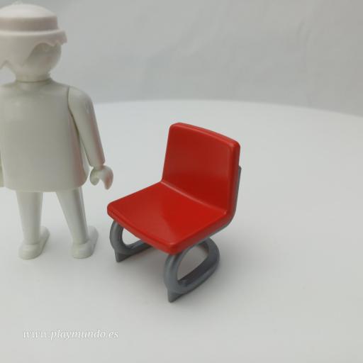 PLAYMOBIL SILLA ROJA GRIS  MOD2R [0]