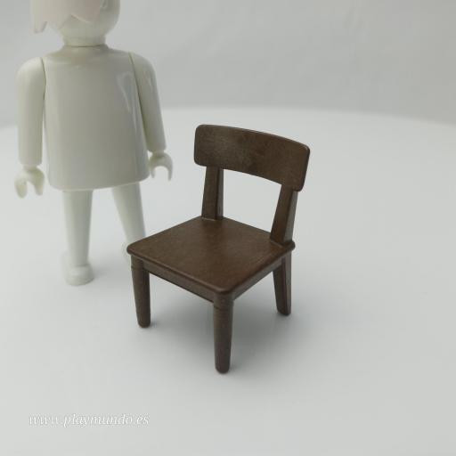 PLAYMOBIL SILLA MARRON OSCURO MOBILIARIO MOD15