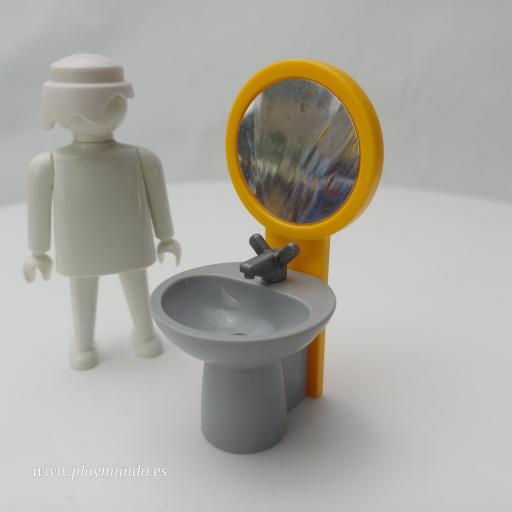 PLAYMOBIL LAVABO CON ESPEJO (LEER DESCRIPCION) [0]