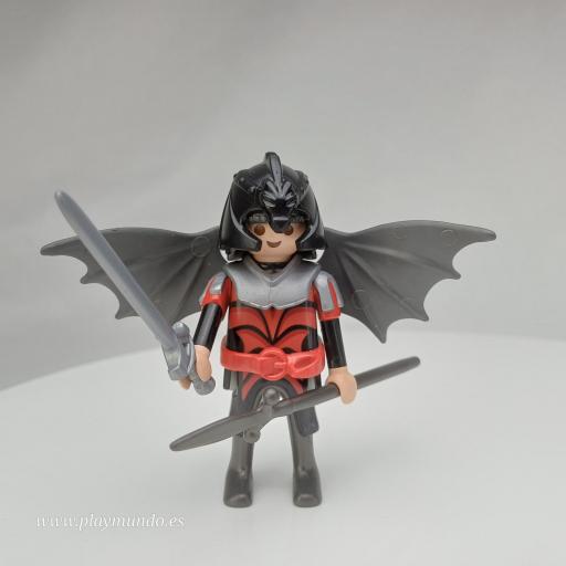 PLAYMOBIL GUERRERO CABALLERO MEDIEVAL MUÑECO CLICK  MOD3010