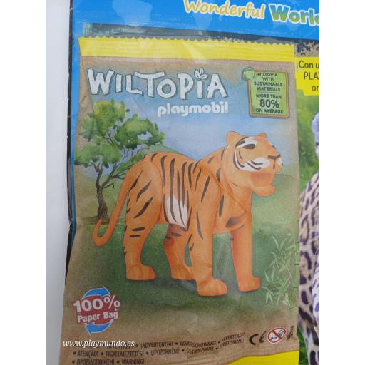 PLAYMOBIL REVISTA WILTOPIA  Nº 7  (septiembre 2025) Con figura de tigre. [1]