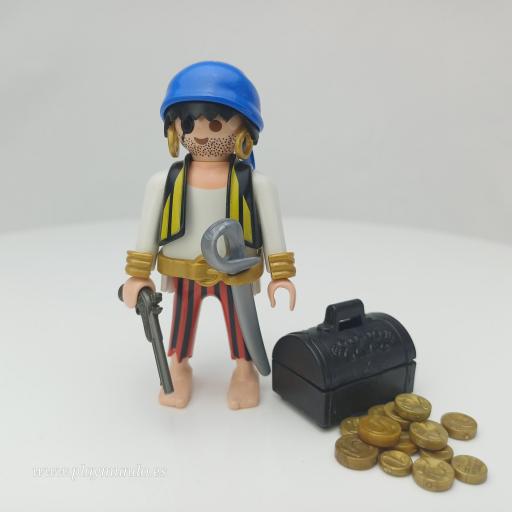 PLAYMOBIL 4662 SPECIAL PIRATA PAÑUELO AZUL (AÑO 2007 - 2008) [1]