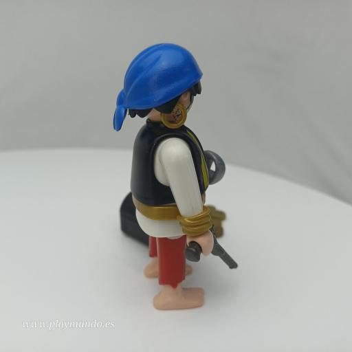 PLAYMOBIL 4662 SPECIAL PIRATA PAÑUELO AZUL (AÑO 2007 - 2008) [2]