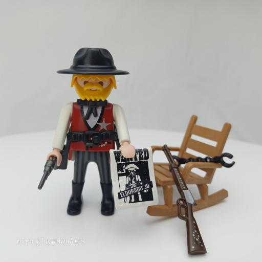 ​PLAYMOBIL 3813 SHERIFF OESTE WESTERN (AÑO 1995 - 2002)