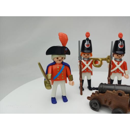 PLAYMOBIL 3795 SOLDADOS INGLESES  (AÑO 1990) [1]