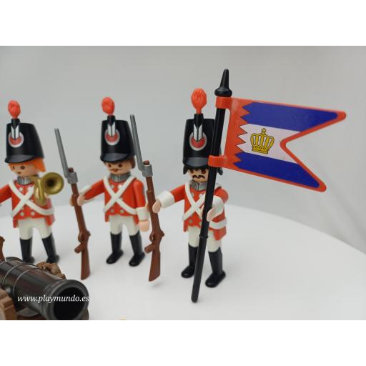 PLAYMOBIL 3795 SOLDADOS INGLESES  (AÑO 1990) [3]