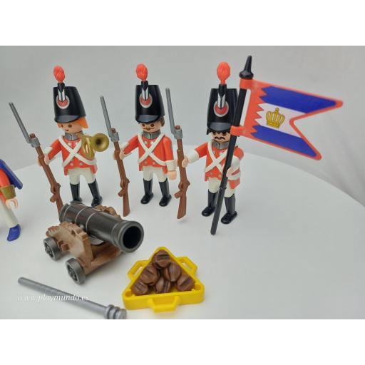 PLAYMOBIL 3795 SOLDADOS INGLESES  (AÑO 1990) [4]