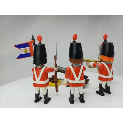 PLAYMOBIL 3795 SOLDADOS INGLESES  (AÑO 1990) [5]