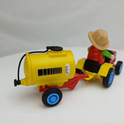 PLAYMOBIL 3066 NIÑO CON TRACTOR Y REMOLQUE  (AÑO 1999 - 2005) [2]