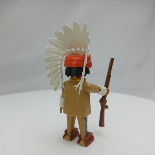 PLAYMOBIL 3395  JEFE INDIO OESTE WESTERN (AÑO  1992) [0]