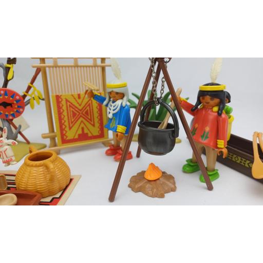 PLAYMOBIL 3733 POBLADO INDIO (AÑO 1989 - 1995) [3]