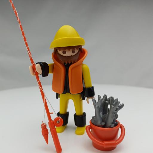 PLAYMOBIL 3347 PESCADOR ( AÑO 1984 - 1992) [1]