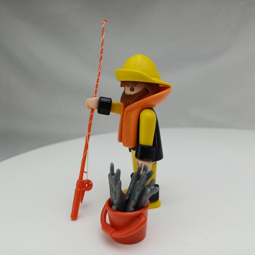 PLAYMOBIL 3347 PESCADOR ( AÑO 1984 - 1992) [2]