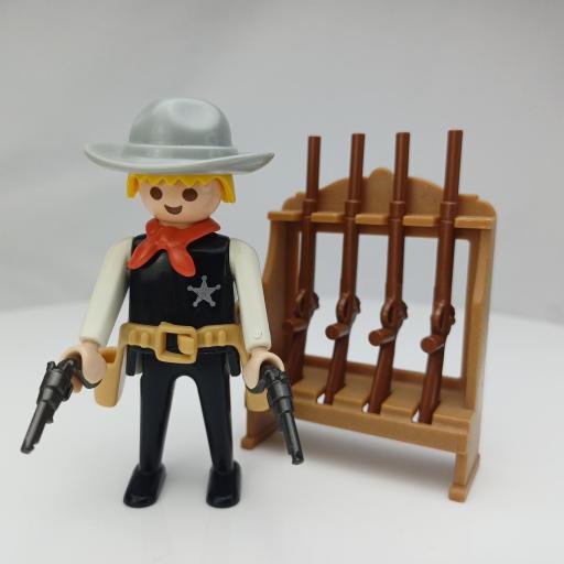 PLAYMOBIL 3381 SHERIFF OESTE WESTERN (AÑO 1987 - 1992) [0]