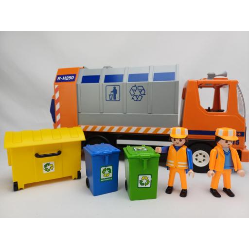 PLAYMOBIL 4418 CAMION DE LA BASURA (AÑO 2007 - 2010)