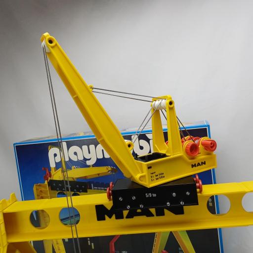 PLAYMOBIL 4210 GRUA FERROCARRIL CARGADORA (VERSION 4 AÑO 1997 - 2001) [1]