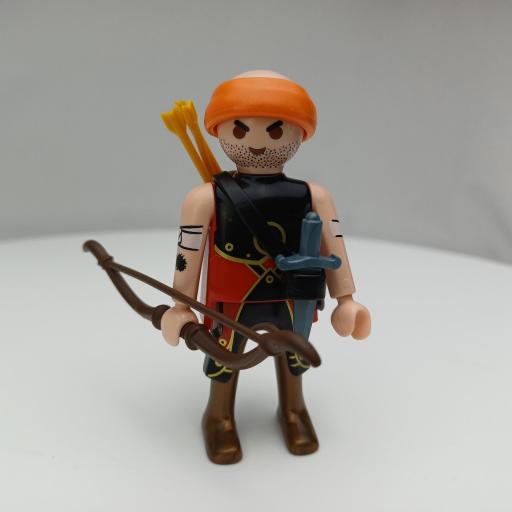 PLAYMOBIL MUÑECO CLICK GUERRERO MEDIVAL MOD254G