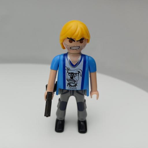 PLAYMOBIL MUÑECO CLICK  CON PISTOLA MOD848 [0]