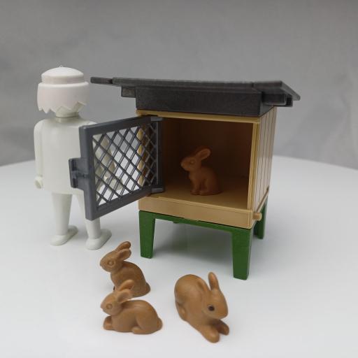 PLAYMOBIL CONEJOS CON CASETA [0]