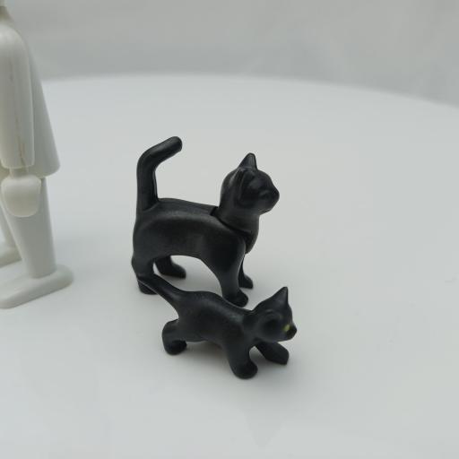 PLAYMOBIL GATO CON CRIA  ANIMALES COMPAÑIA MOD08