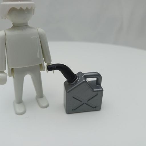 PLAYMOBIL GARRAFA GRIS GASOLINA ACEITE AUTOMOVIL COCHE