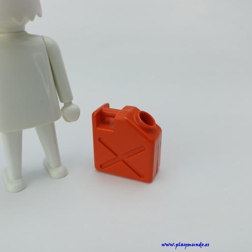 PLAYMOBIL GARRAFA ROJA GASOLINA ACEITE AUTOMOVIL COCHE [0]