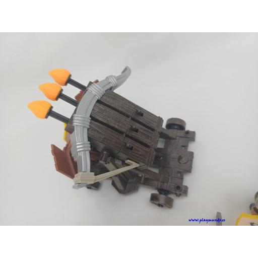 PLAYMOBIL 4867 BALLESTA DE LOS CABALLEROS DEL LEON (AÑO 2010 - 2014) [1]