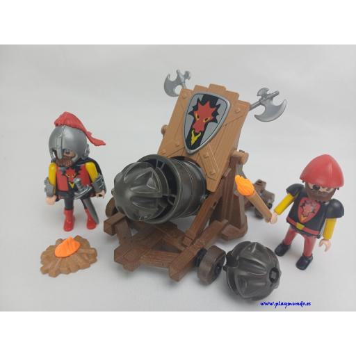 PLAYMOBIL 3320 CAÑON DE LOS SOLDADOS DEL DRAGON (AÑO 2004 - 2009) [1]