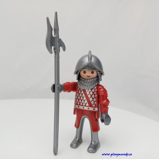 PLAYMOBIL GUERRERO CABALLERO MEDIEVAL MUÑECO CLICK  MOD1026