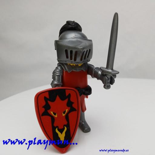 PLAYMOBIL GUERRERO CABALLERO MEDIEVAL MUÑECO CLICK  MOD1031