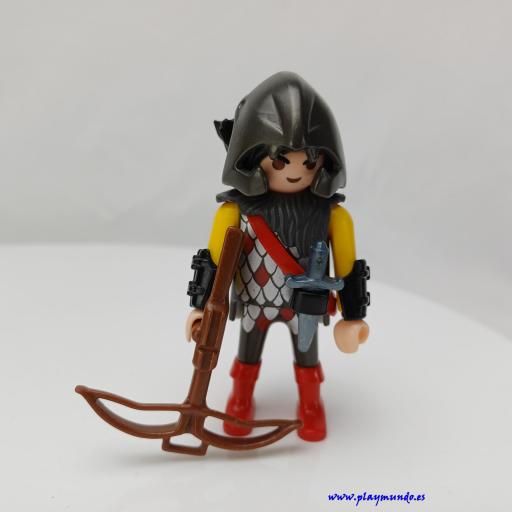 PLAYMOBIL GUERRERO CABALLERO MEDIEVAL MUÑECO CLICK  MOD1034 [0]