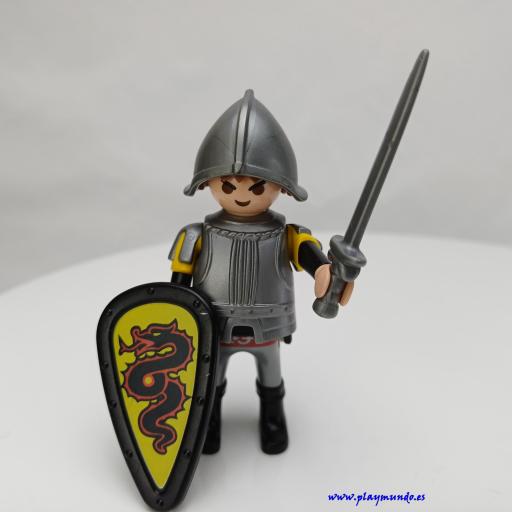 PLAYMOBIL GUERRERO CABALLERO MEDIEVAL MUÑECO CLICK  MOD1035 [0]