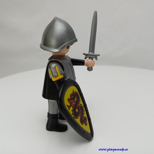 PLAYMOBIL GUERRERO CABALLERO MEDIEVAL MUÑECO CLICK  MOD1035 [1]