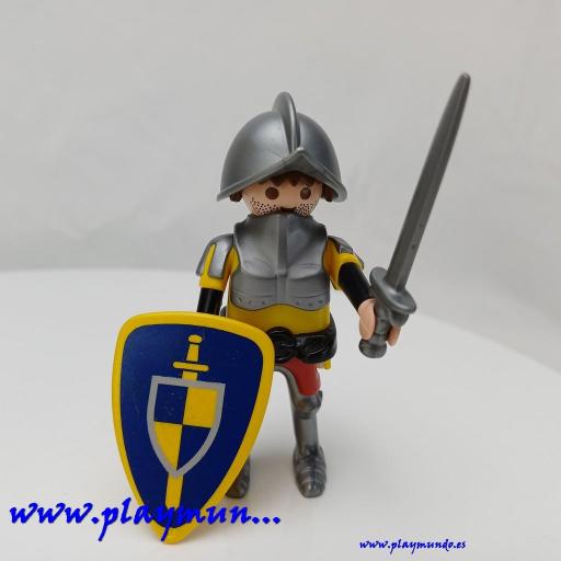 PLAYMOBIL GUERRERO CABALLERO MEDIEVAL MUÑECO CLICK  MOD1036