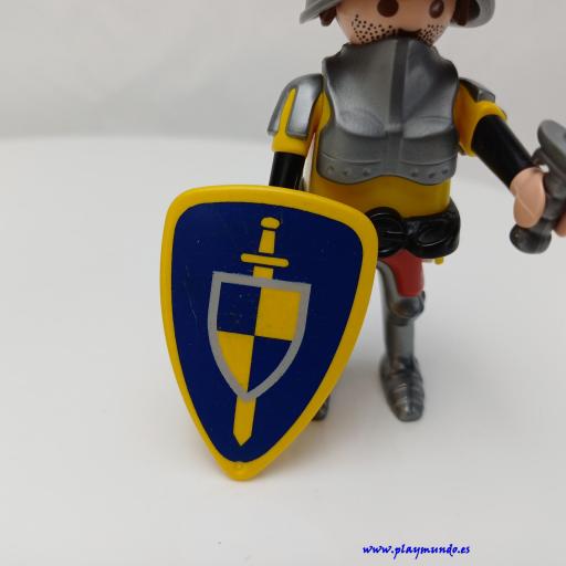 PLAYMOBIL GUERRERO CABALLERO MEDIEVAL MUÑECO CLICK  MOD1036 [1]