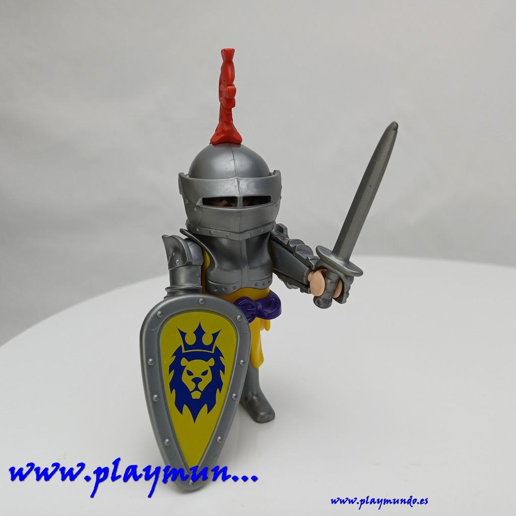PLAYMOBIL GUERRERO CABALLERO MEDIEVAL MUÑECO CLICK MOD1037