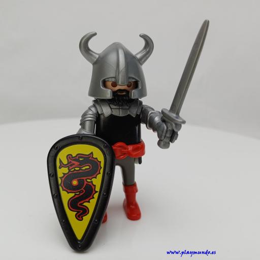 PLAYMOBIL GUERRERO CABALLERO MEDIEVAL MUÑECO CLICK  MOD1039 [0]