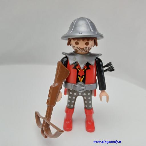 PLAYMOBIL GUERRERO CABALLERO MEDIEVAL MUÑECO CLICK  MOD1041 [0]