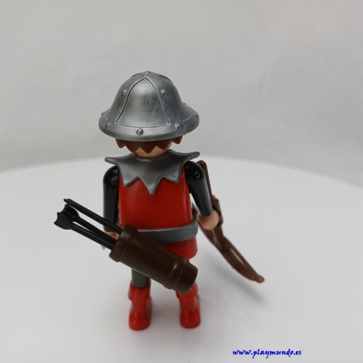 PLAYMOBIL GUERRERO CABALLERO MEDIEVAL MUÑECO CLICK  MOD1041 [1]