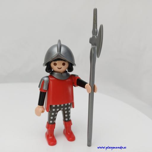 PLAYMOBIL GUERRERO CABALLERO MEDIEVAL MUÑECO CLICK  MOD1044
