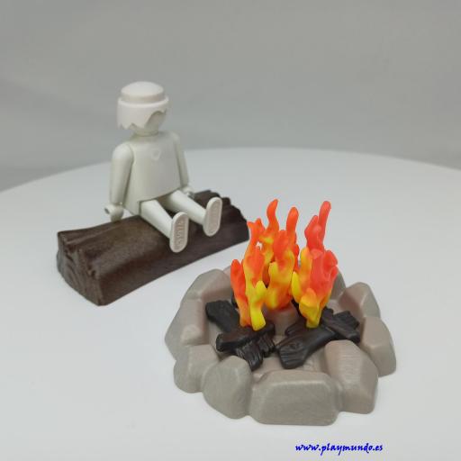 PLAYMOBIL FUEGO HOGUERA CON TRONCO [1]