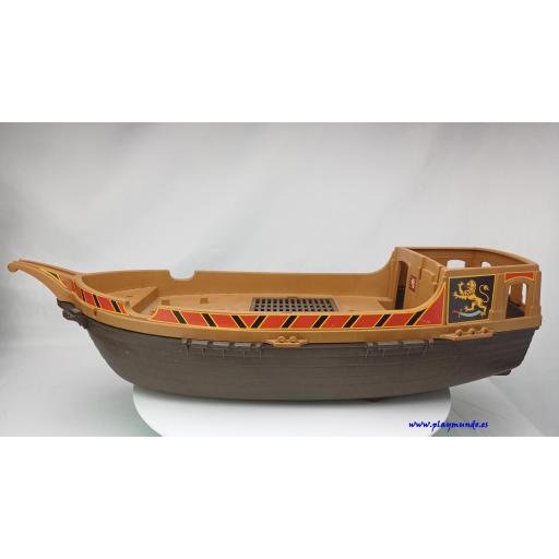 PLAYMOBIL CASCO Y CUBIERTA DEL BARCO 3750 [0]