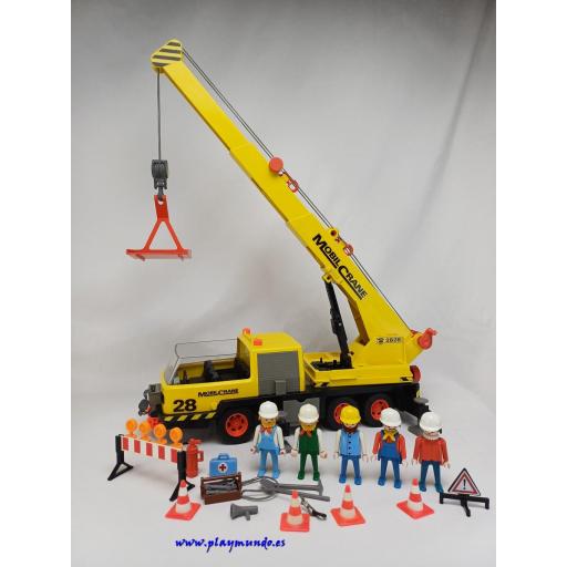 PLAYMOBIL 3761 GRUA TELESCOPICA (AÑO 1988-2002) [1]