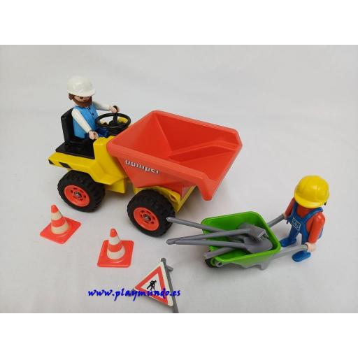 PLAYMOBIL 3756 DUMPER CONSTRUCCION (1988 -1997) [1]