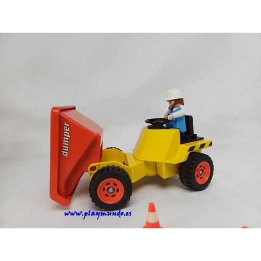 PLAYMOBIL 3756 DUMPER CONSTRUCCION (1988 -1997) [4]
