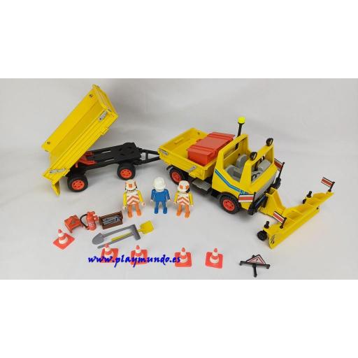 PLAYMOBIL 3454 CAMION CONSTRUCCION  (AÑO 1986 - 1992) [0]